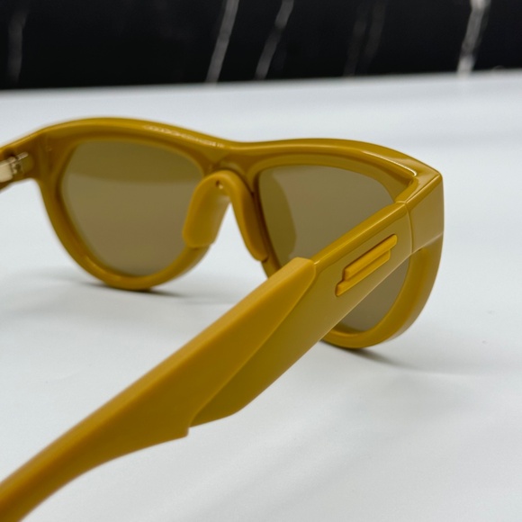 NEW BV1234S 003 BOTTEGA VENETA YELLOW BROW UNISEX SUNGLASSES